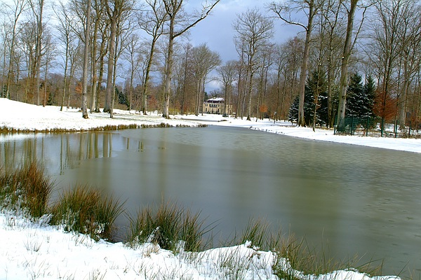 Schloss Fulwellpark im Schneemärchen