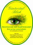 Günterstal-Blick: Sichfenster vom Freiburger Schloss-Café auf Günterstal